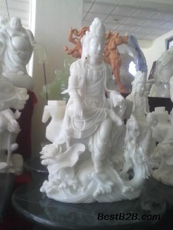 一级汉白玉佛像石雕工艺品