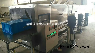 塑料周转箱清洗机 塑料箱清洗线,佳品机械洗箱机