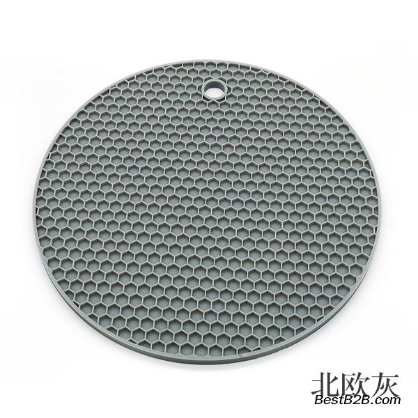 厨房食品级圆形硅胶耐高温防滑隔热垫厦门富莱兴硅橡胶