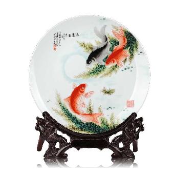 会议礼品陶瓷纪念盘定做厂家
