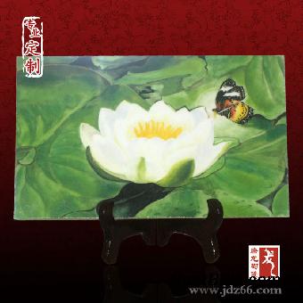 校园装饰瓷板画 瓷片画定做 DIY个性定制瓷片图片