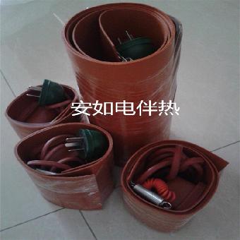 油桶加热带 硅橡胶钢瓶加热板 由镍铬合金电热丝