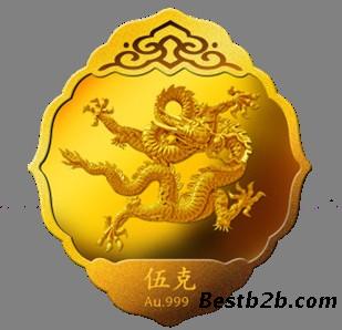 千足金书签制作