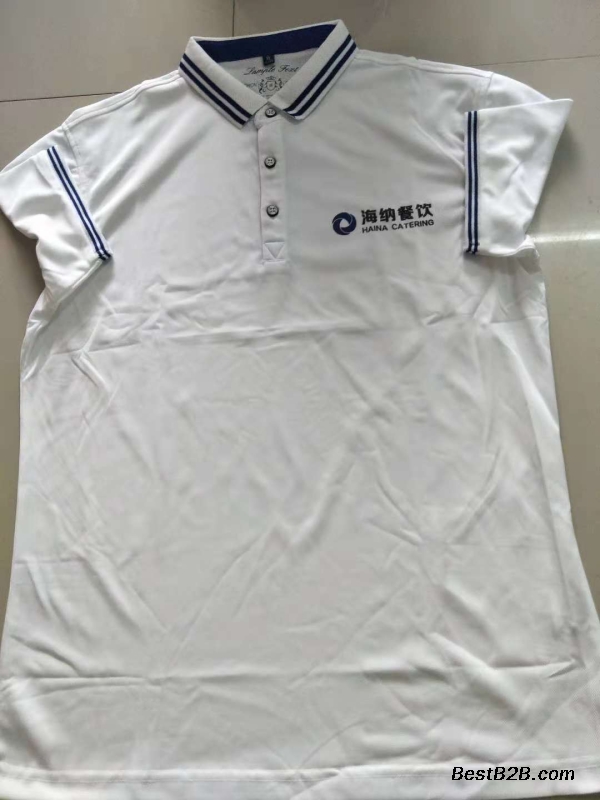 番禺区短袖吸汗工作服定做,市桥企业文化衫广告衫批发
