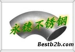 现货提供楼梯扶手用不锈钢弯头 直径76mm弯头