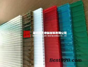 海口耐候阳光板批发,海口厂家供应PC中空阳光板价格