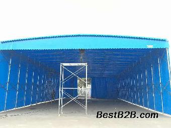南宁活动伸缩帐篷推拉烧烤雨棚展销帐篷汽车挡雨棚