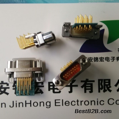 印制板式90°J30J-9ZKWP7-J矩形连接器