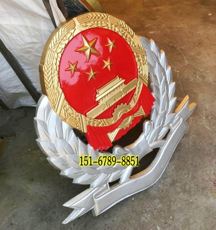 税务局徽标生产厂家 金属材质税务徽制作