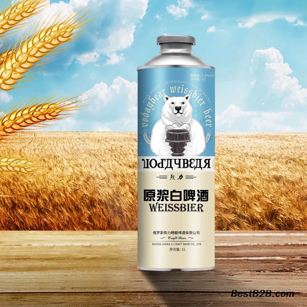 熊力原浆白啤酒
