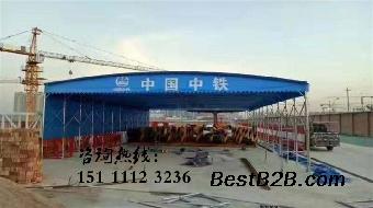 南宁门市店遮阳棚施工帐篷推拉雨棚大型装卸货蓬