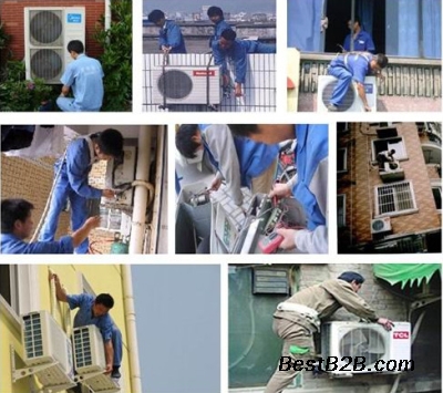 杭州裟婆新村和睦路贾家弄维修空调维修加氟清洗