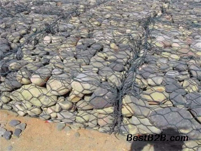 河道格宾网笼护岸护角