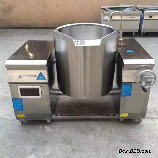 藁城市250L电动可倾式汤炉 德茹大型商用卤肉锅