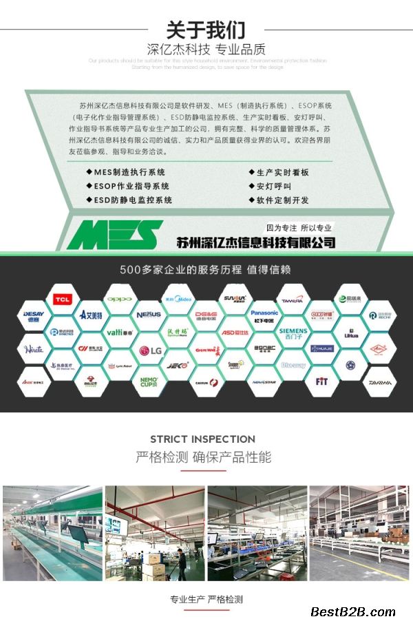 深亿杰工艺卡片电子化ESOP显示系统 通信Esop