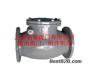 船用日标JISF7373铸铁10K摆式止回阀