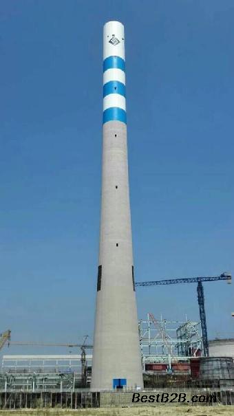 肥城烟筒写字刷涂料-航空标志色环