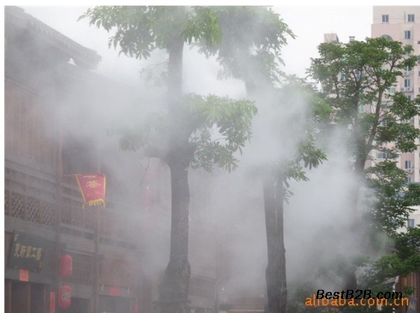 商业街喷雾降温、露天酒吧喷雾降温、深圳酒吧喷雾