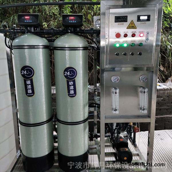 辉月双级纯水设备 RO去离子水设备 化工用纯净水