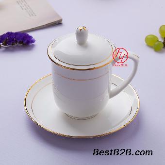 高档陶瓷茶杯、景德镇高档陶瓷餐具礼品定做