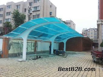 供应北京别墅停车棚、车棚制作、钢结构雨棚搭建