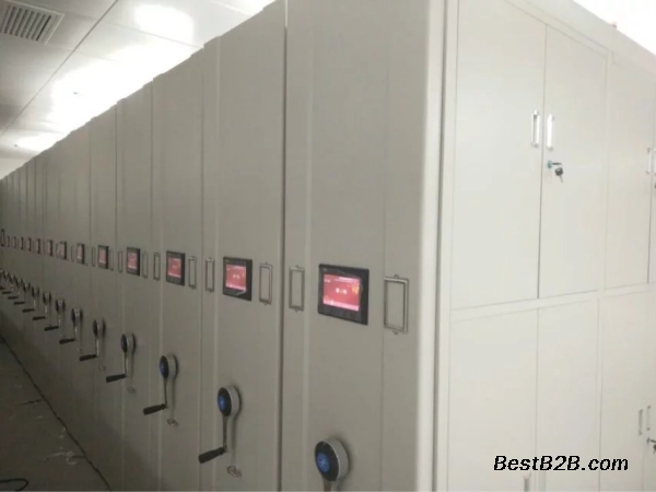 供应咸阳手摇式档案柜厂家礼泉病案室密集架拆装订制