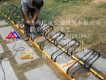 偃师市自行车锁车架 卡槽自行车锁车架