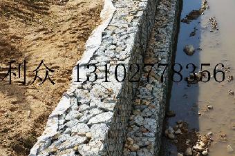 河堤加高格宾网防洪 矽胶覆塑格宾网挡墙