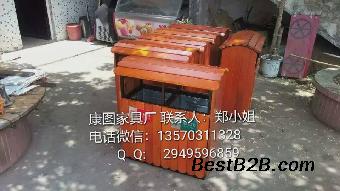 浙江环保垃圾桶 户外分类垃圾箱 钢木防腐果皮箱