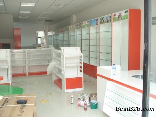成都婴童店柜子制作工厂 量身定做婴童用品陈列柜台