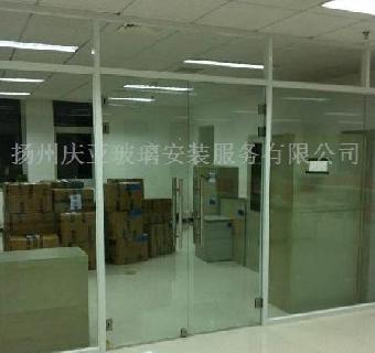 扬州《庆亚》写字楼商务楼办公楼玻璃隔断订做安装报价