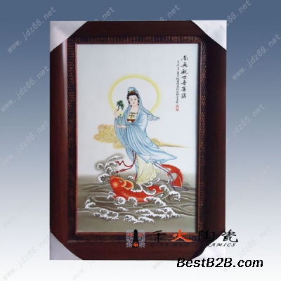 厂家直销家居客厅装饰陶瓷瓷板画定制