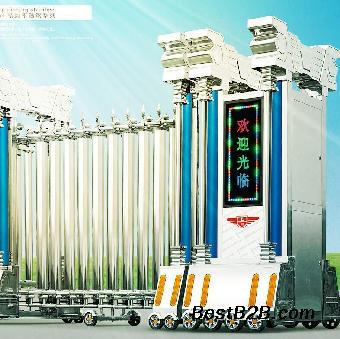 供应桂城、狮山电动伸缩门定制工厂拉闸,厂家直销价格