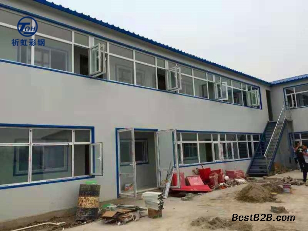 德州临建彩钢房设备间生产 德城区活动房搭建厂房